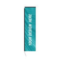 L-SHAPED TEARDROP FLAG